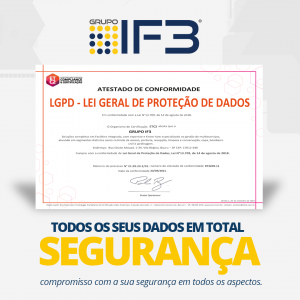 Grupo IF3 recebe certificado de conformidade com a LGPD